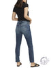 Elyse Mid Rise Straight Leg Jeans By Silver Jeans