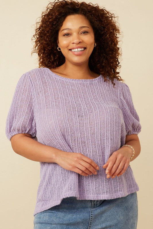 Curvy Soft Sculpt Puff Top