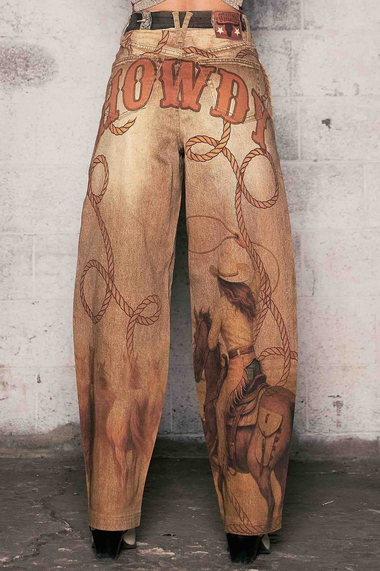 Desert Run Barrel Leg Jeans