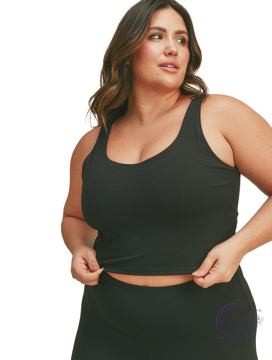 Curvy Precision Fit Cropped Tank