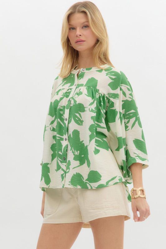 Beneath The Canopy Dolman Top
