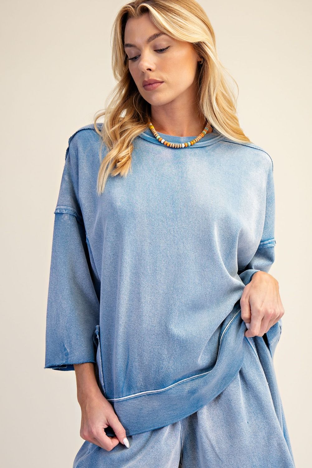 Chill Mode Boxy Sweatshirt Tee
