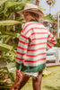 Merry & Bright Stripe Knit Top