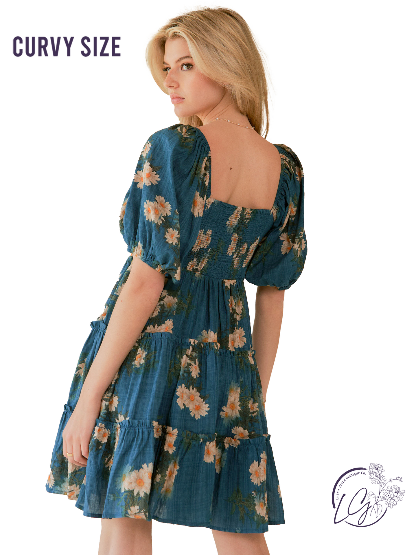 Curvy Peace Around Us Short Dress