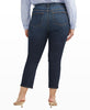 Curvy Cora Mid Rise Straight Crop by Silver Jeans