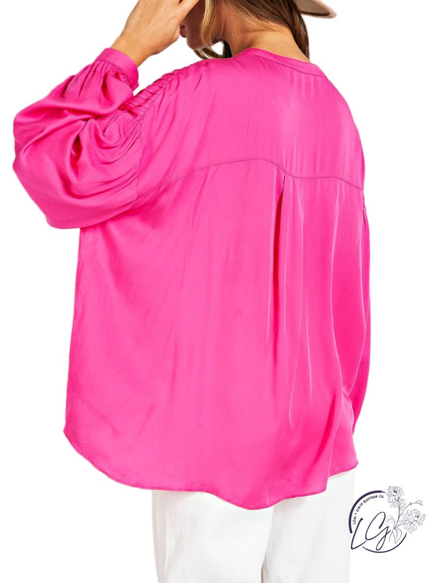 Sweet Serenade Puff Sleeve Blouse