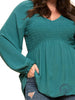 Curvy Confidence Woven Chic Blouse