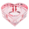 Glass Heart Tealight Holder