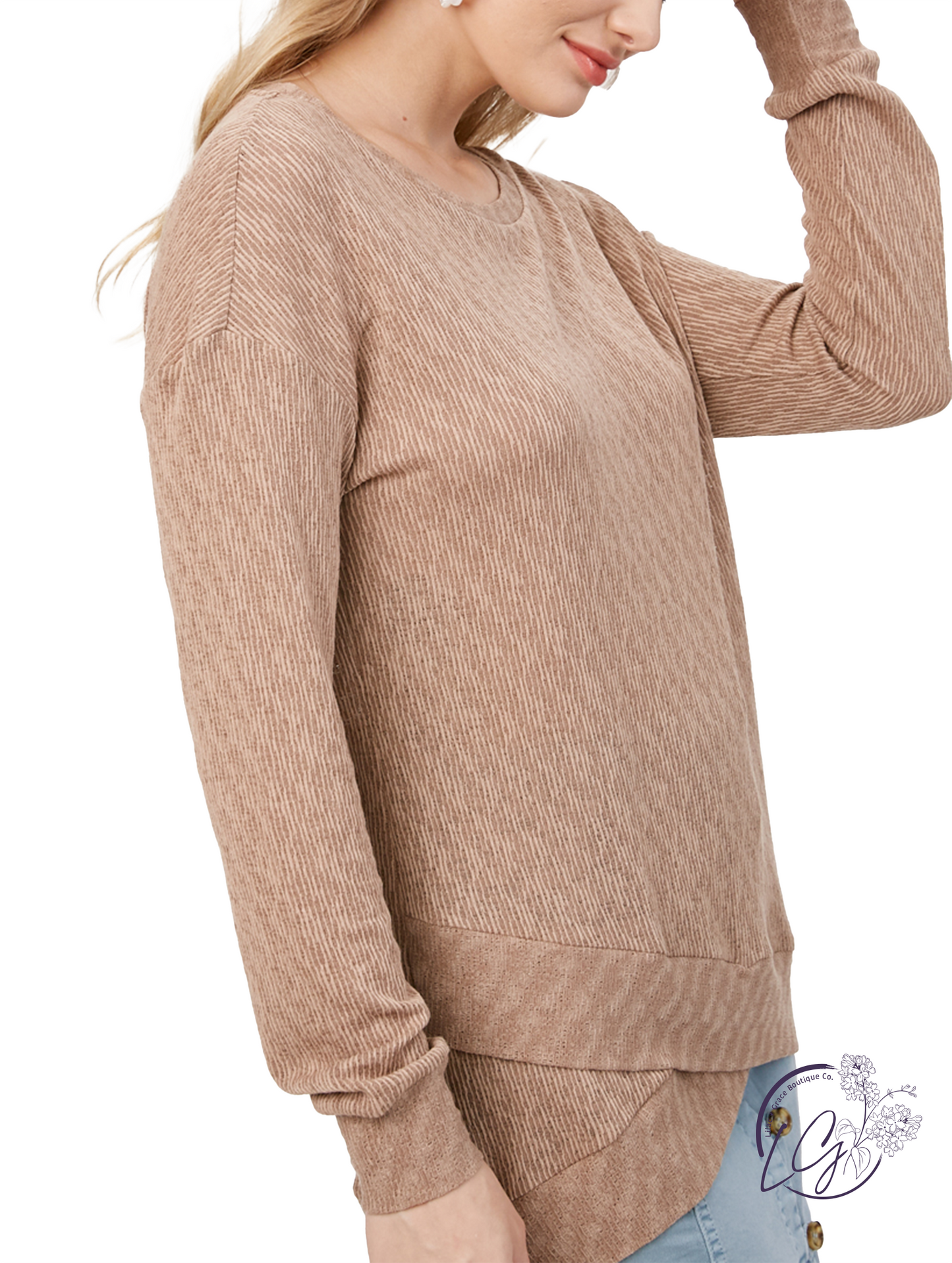 Harmony Hem Knit Pullover