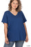 Curvy Standard V-Neck T-Shirt