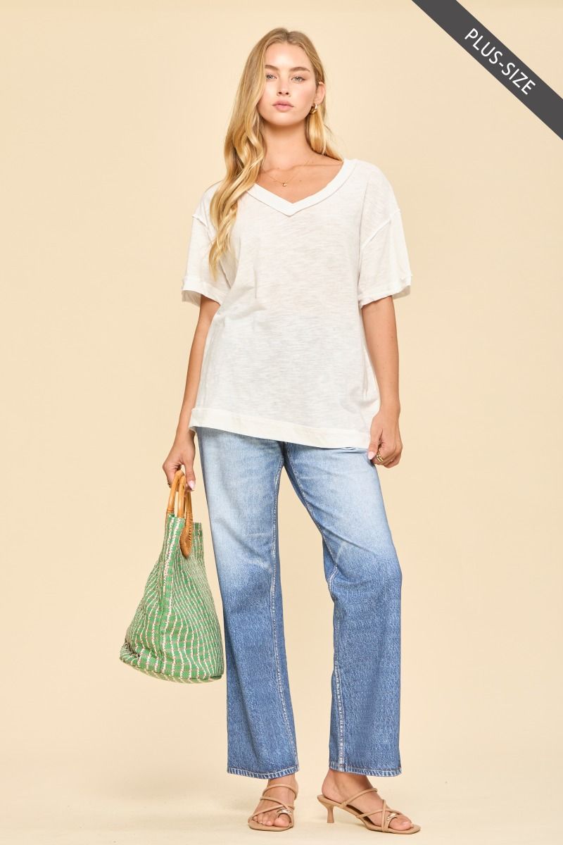 Casual Glow Cotton Top