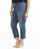 Curvy Blaze High Rise Straight Crop by Silver Jeans