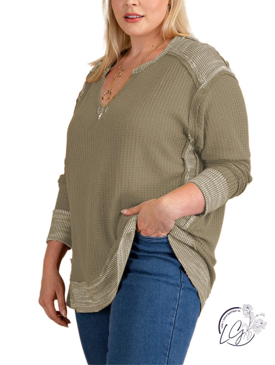 Curvy Begin Again Thermal Long Sleeve