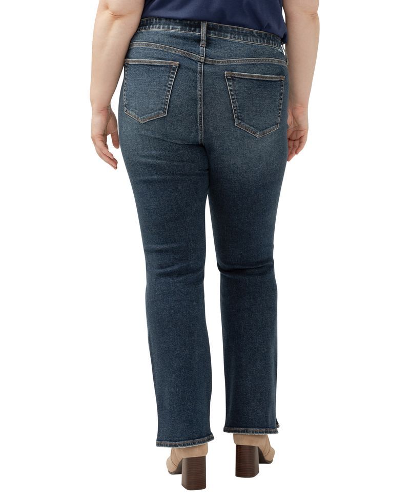 Curvy Rylan Mid Rise Bootcut by Silver Jeans