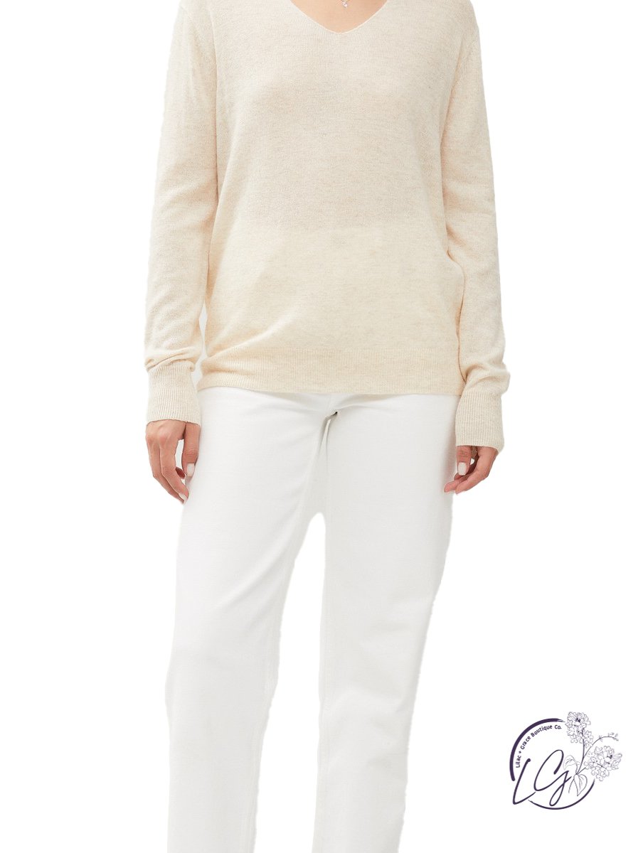 Chic Comfort Deep V Sweater