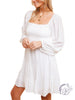 Tiered Sweetheart Babydoll Dress