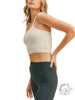 Cross Back Seamless Crop Tank