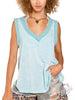 Enchanted V-Neck Sleeveless Top