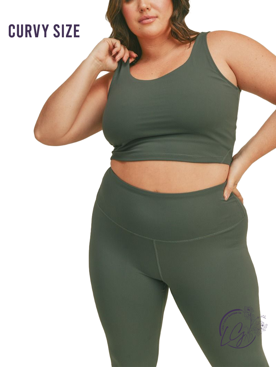 Curvy Precision Fit Cropped Tank