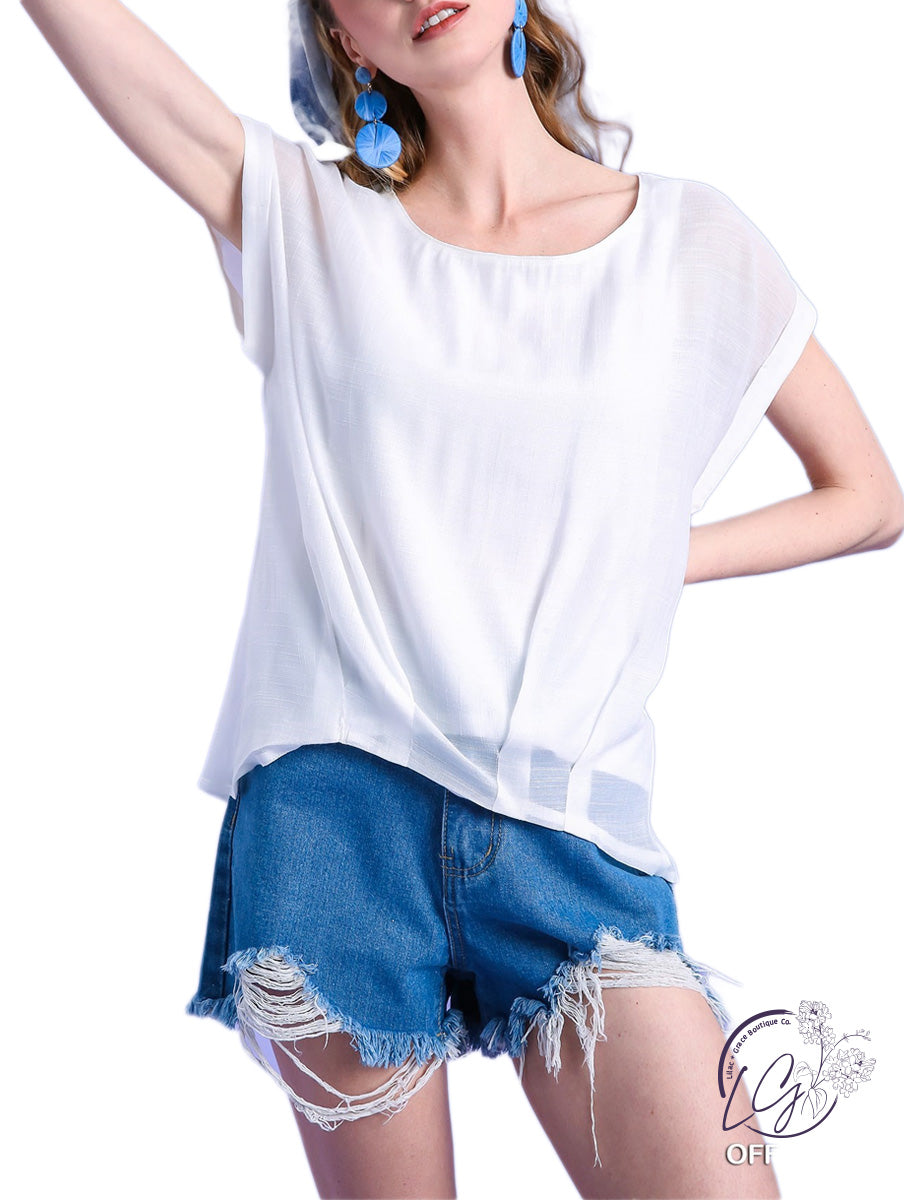 Classic Cool Short Sleeve Blouse