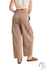 Urban Mocha Wide Leg Cargo Pants