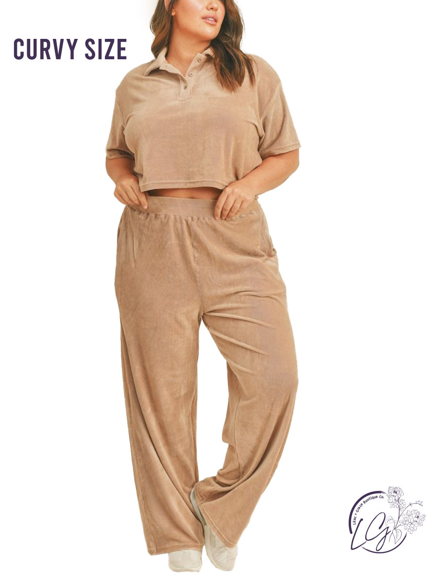 Curvy Soft Touch Wide Leg Pant