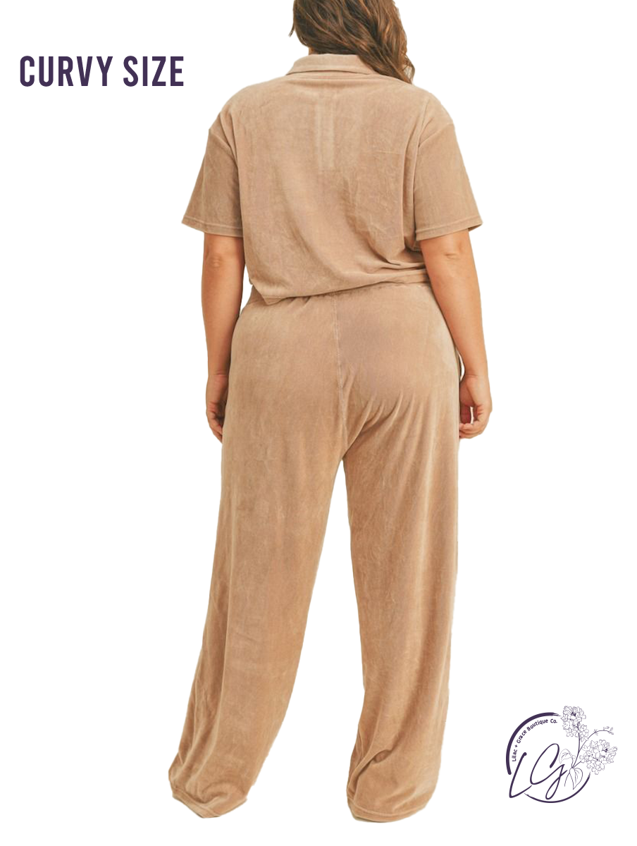 Curvy Soft Touch Wide Leg Pant