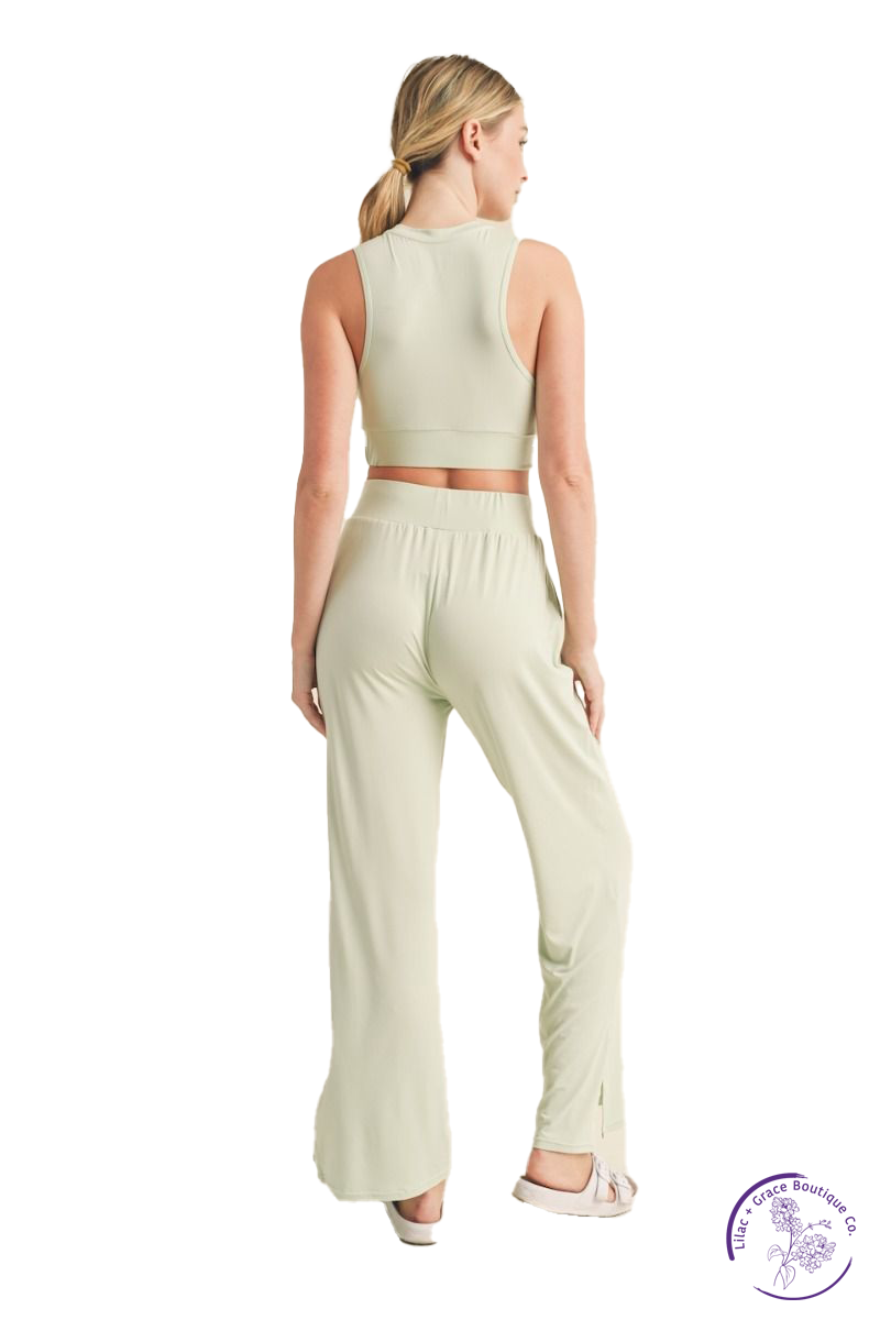 Chic Comfort Wide Leg Lounge Pant