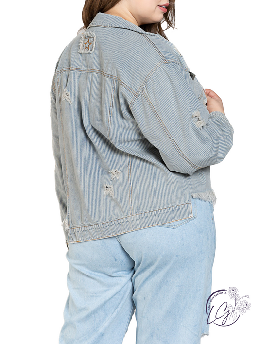 Curvy Against The Odds Denim Jacket