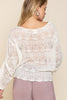 Bold Views Slouchy Pullover in Ivory