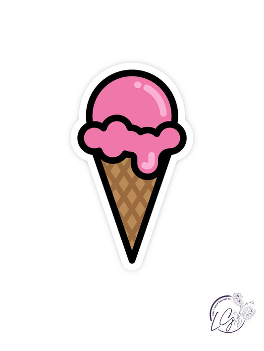 Ice Cream Cone Sticker