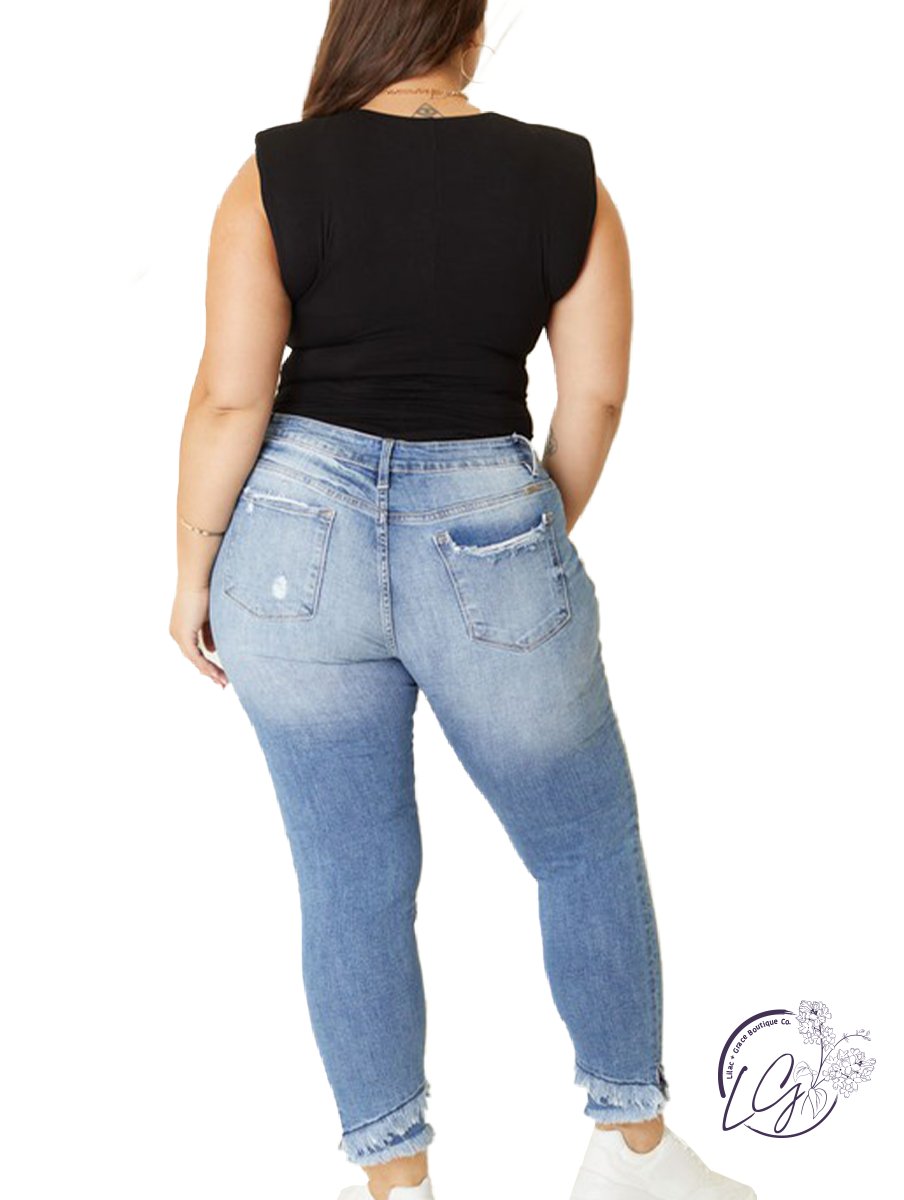 Curvy Alisha Mid-Rise Skinny by KanCan