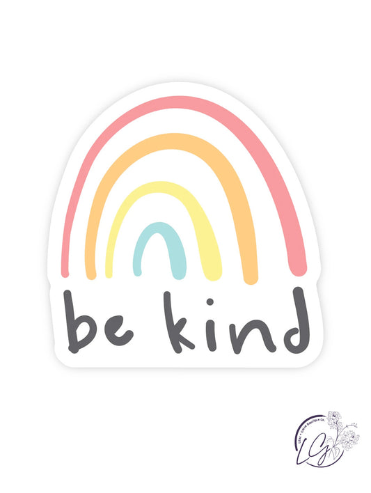 Be Kind Rainbow Sticker