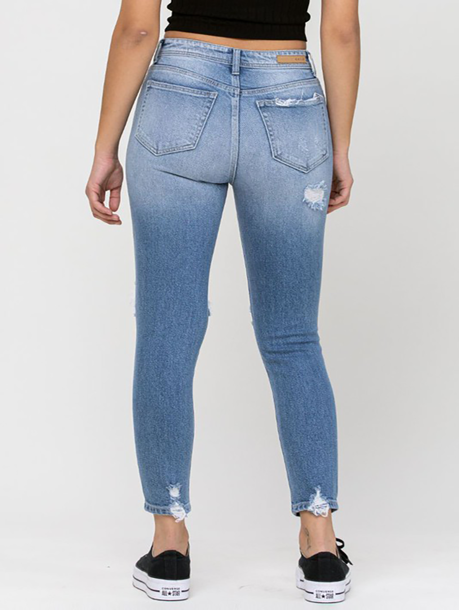 Curvy Stacy High-Rise Mom Skinny by Cello Jeans