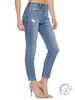 Hallie High-Rise Button Fly Mom Skinny by Cello Jeans