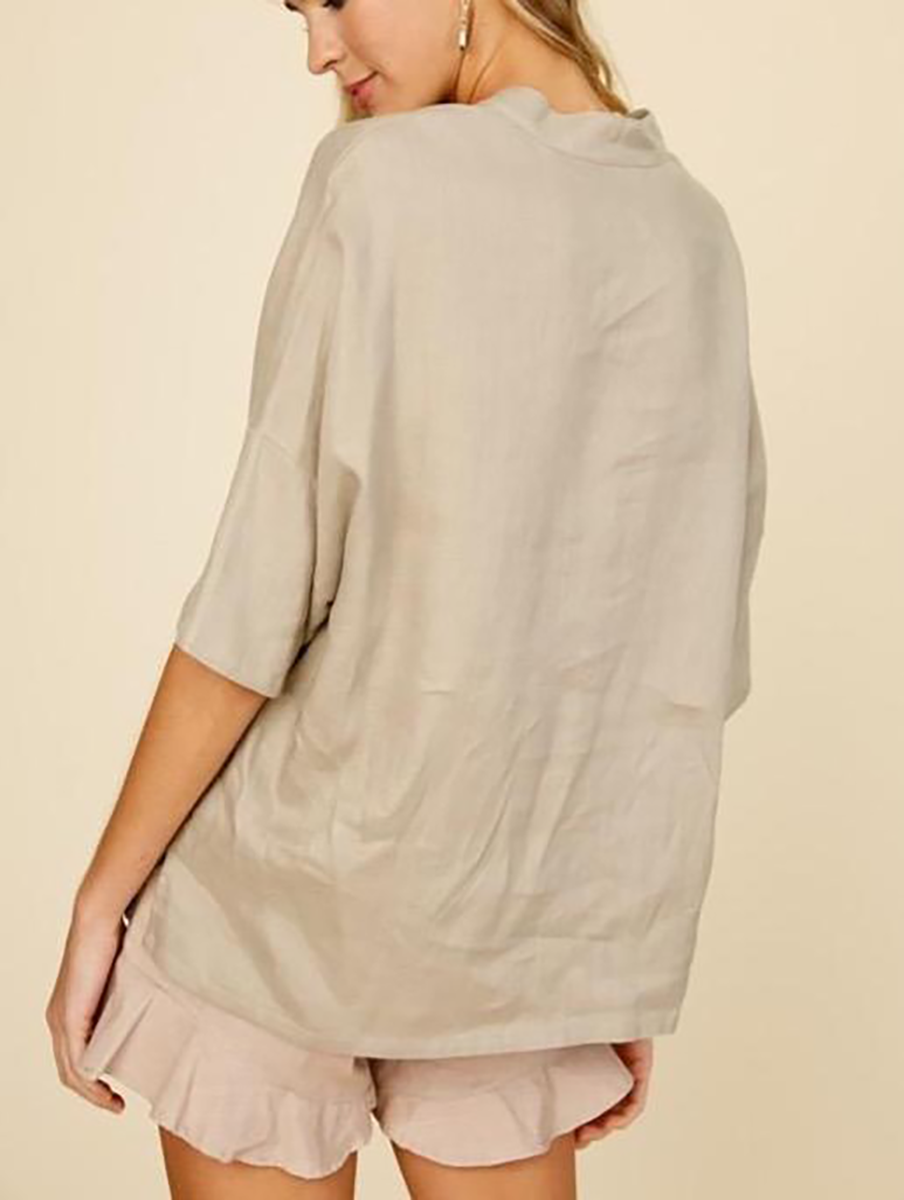 It's Simple Linen Top