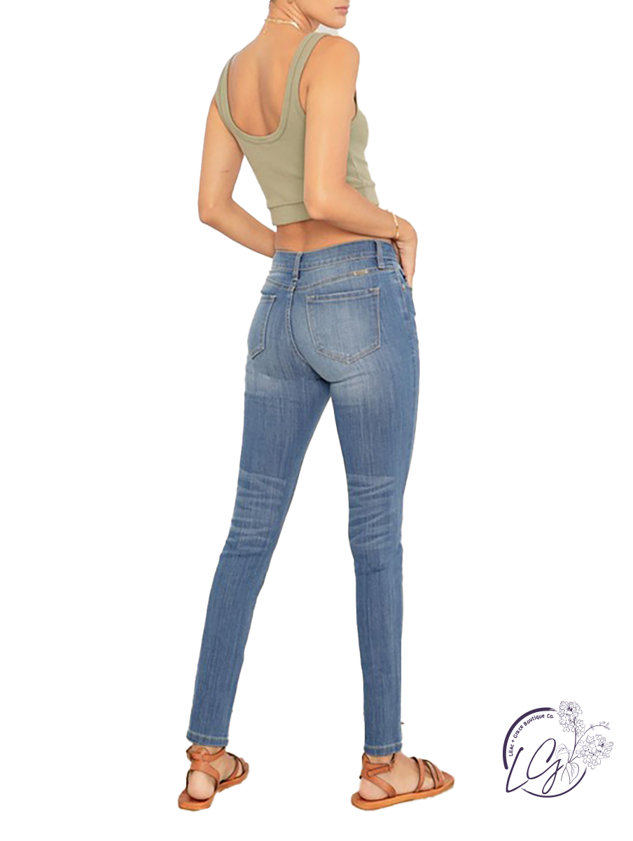 Anya Mid-Rise Skinny by KanCan