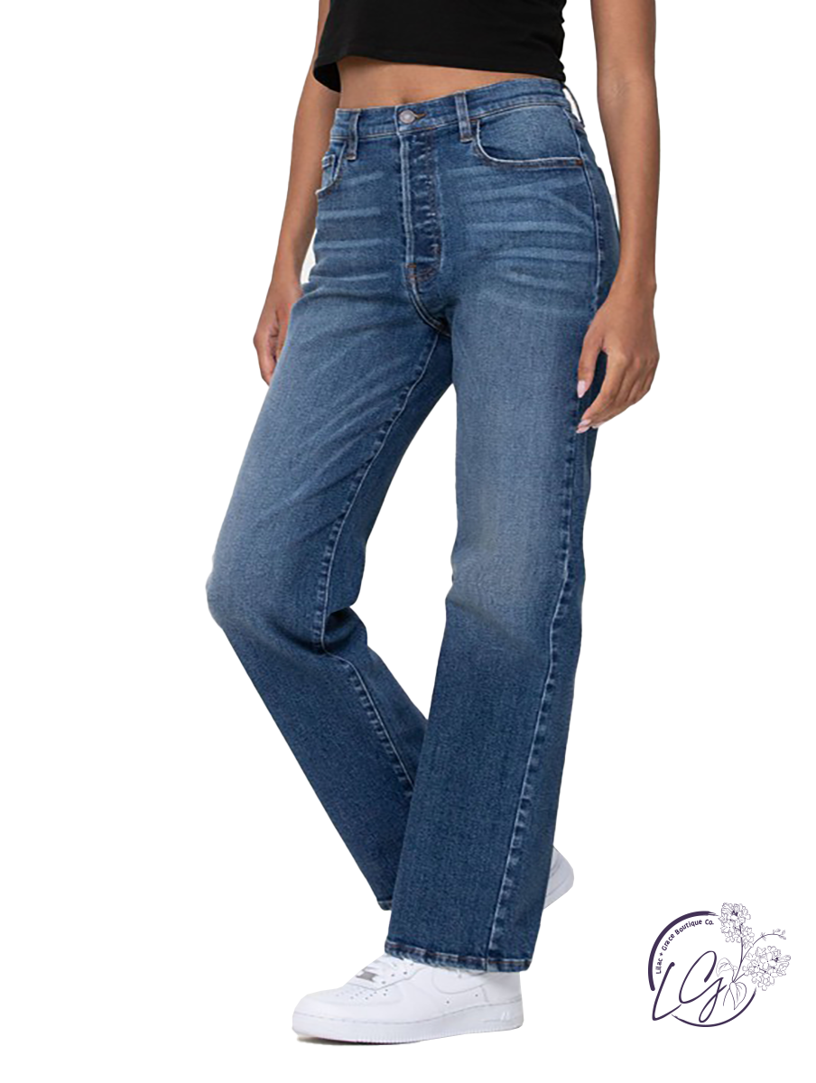 Beth High-Rise Classic Dad Jean by Cello Jeans