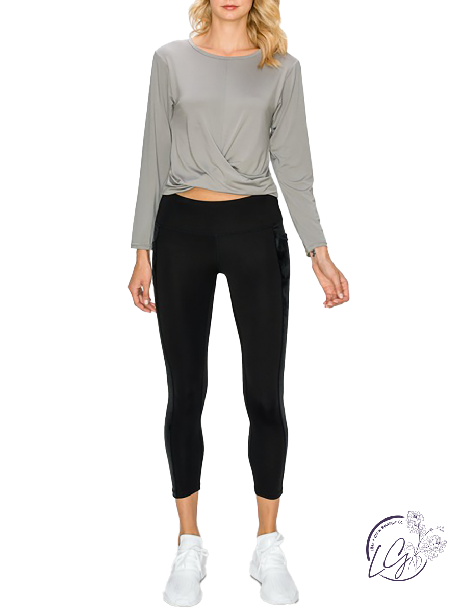 Ready to Run Cropped Long Sleeve