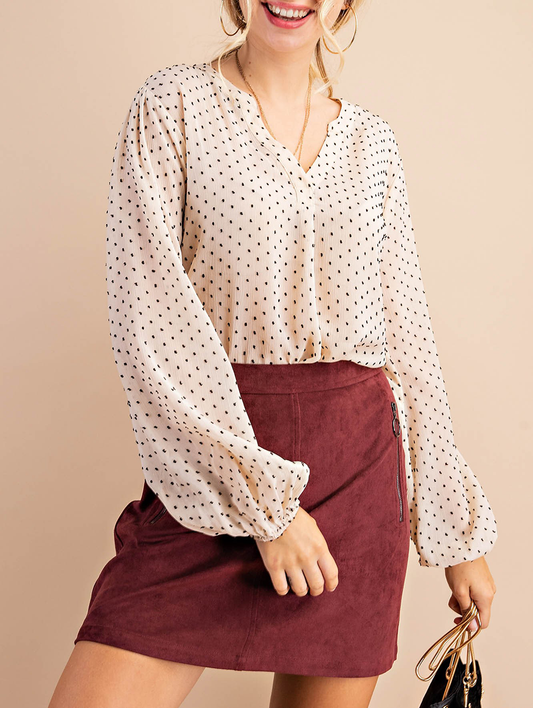 Reaching Out Chiffon Blouse