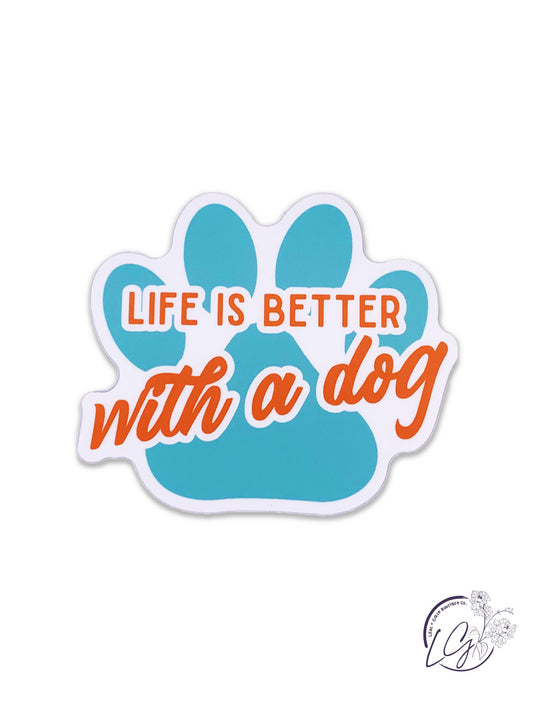 Dog Paw Sticker