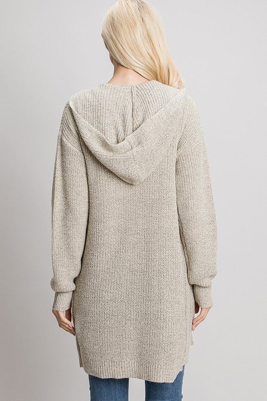 Nothing Like The Past Hooded Cardigan