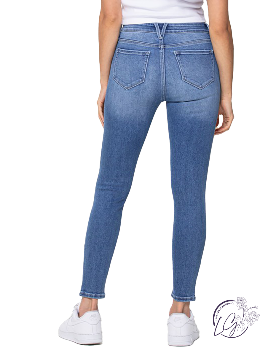 Lucy Mid-Rise Skinny by Cello Jeans