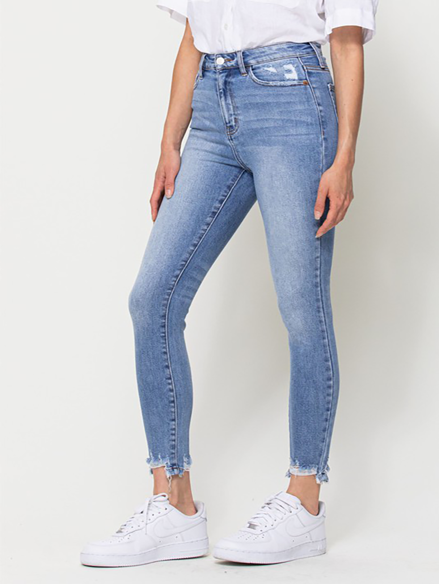 Amber High-Rise Ankle Skinny by Cello Jeans