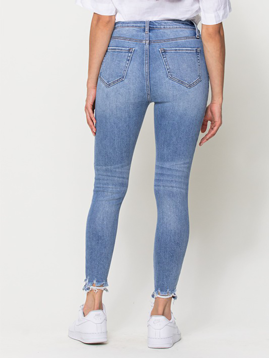 Amber High-Rise Ankle Skinny by Cello Jeans