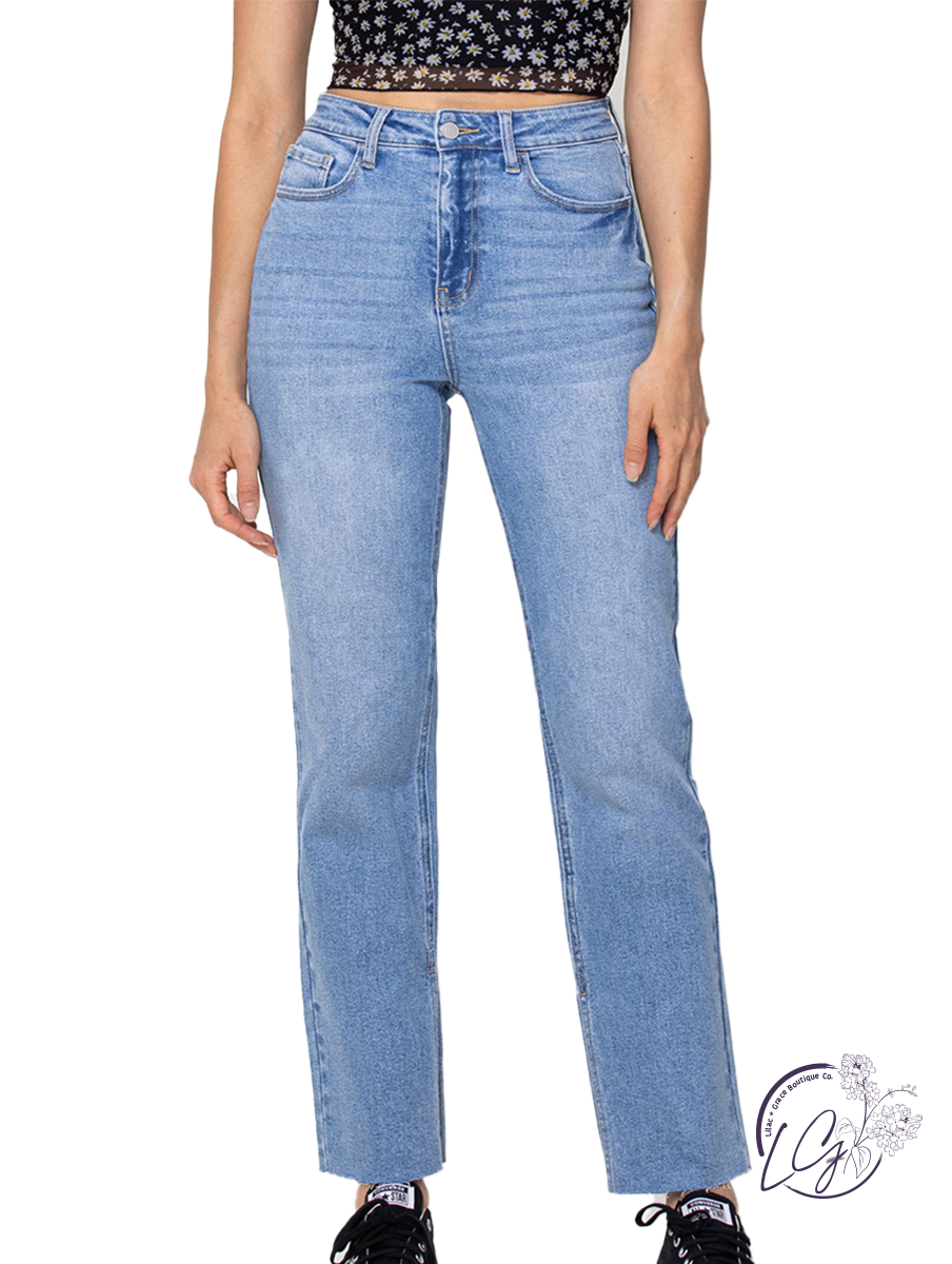 Isabella High-Rise Straight by Cello Jeans