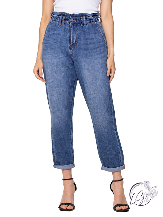 Brenda High-Rise Mom Straight by Cello Jeans