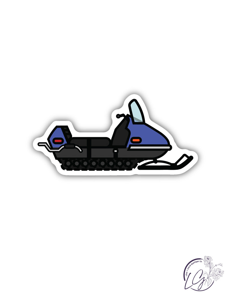 Snowmobile Sticker