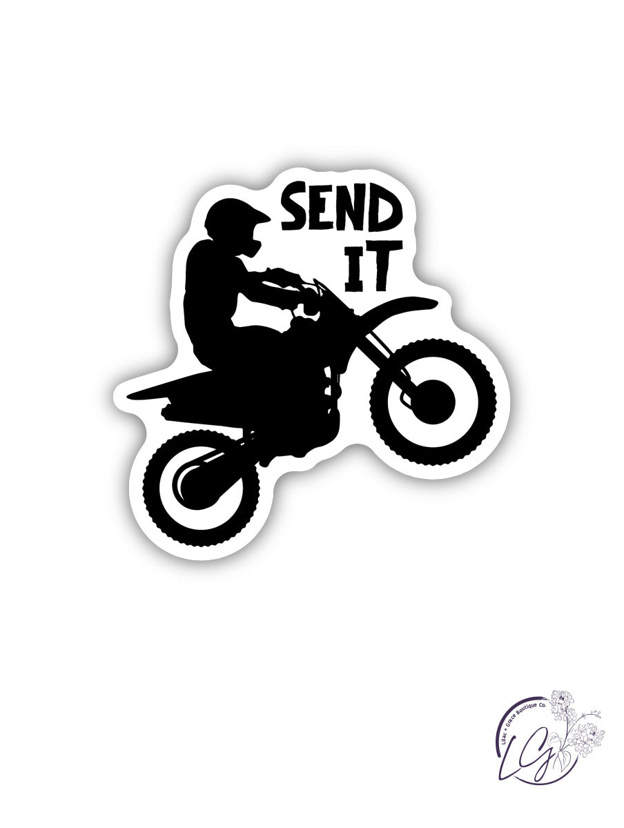 Send It Dirtbike Stickers