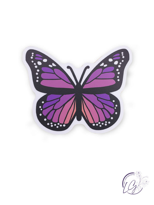 PURPLE BUTTERFLY Sticker